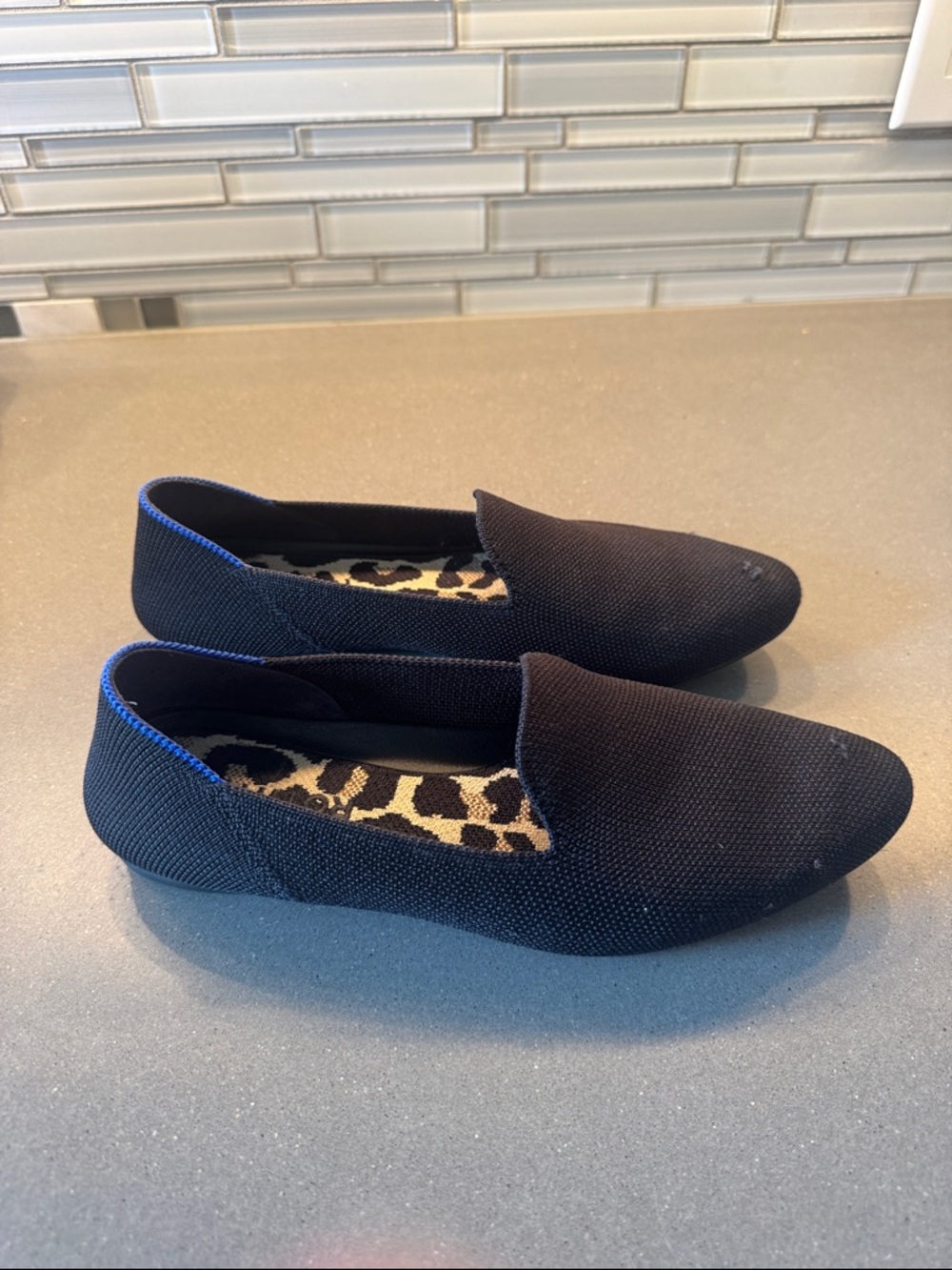 Rothy’s black almond loafer size 6.5